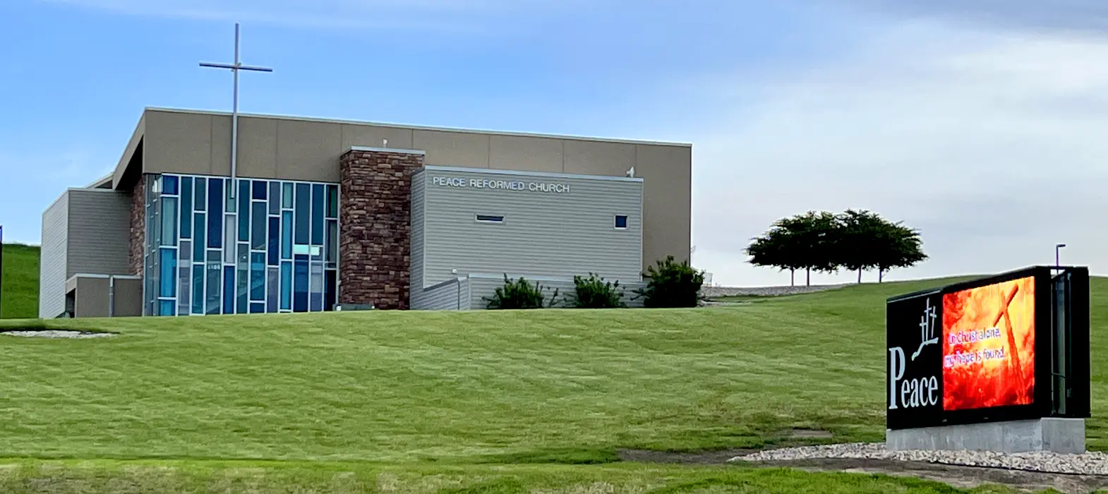 Church entrance driveway